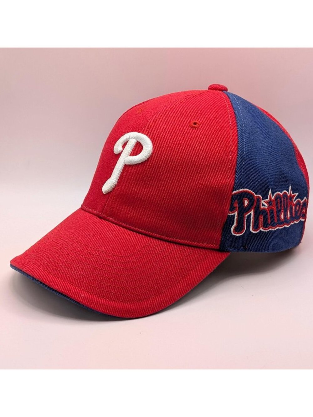 Philadelphia Phillies Twins Enterprise Red Blue MLB Baseball Hat Cap Philly